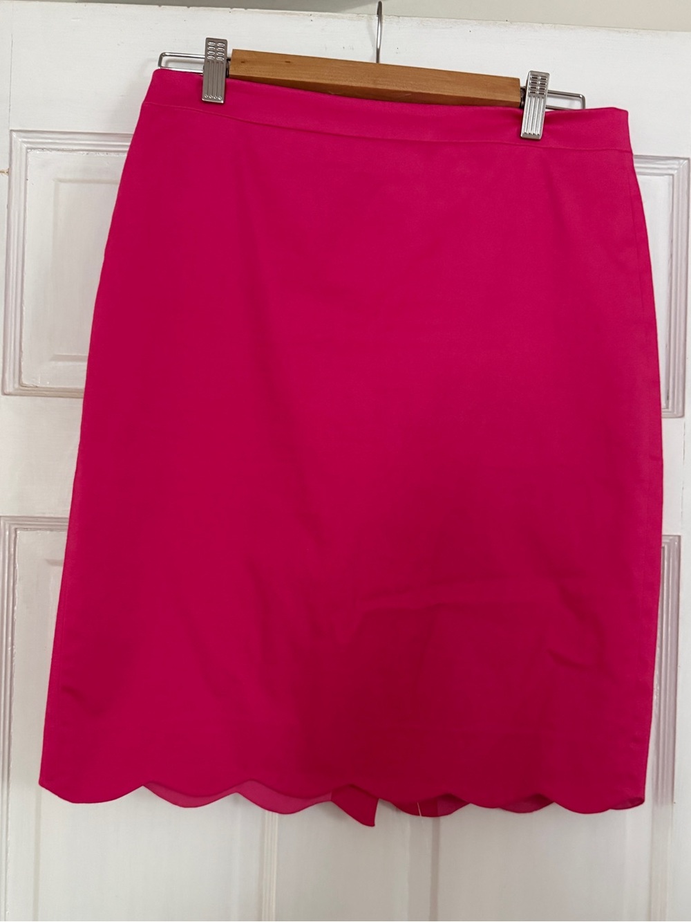 J.Crew Pink Scallop-Hem Women's Skirt
